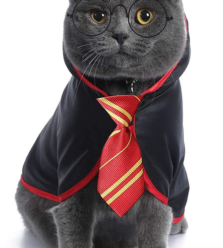 Cat Halloween Costume Funny Pet Clothes Kitten Costumes Small Dog Accessories Outfits