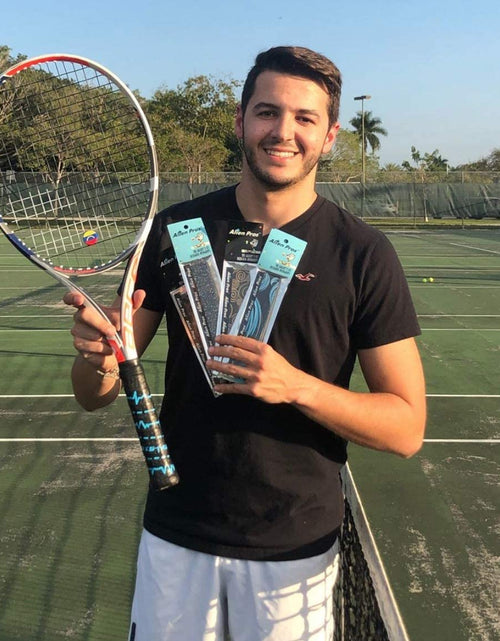 Load image into Gallery viewer, Tennis Racket Grip Tape – Tac Moisture Feel Tennis Grip – Tennis Overgrip Grip Tape Tennis Racket – Wrap Your Racquet for High Performance
