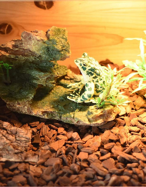 Load image into Gallery viewer, Reptile Small Hide, Turtles Hide Cage, Artificial Plant Rock, Humidified Habitat Decoration
